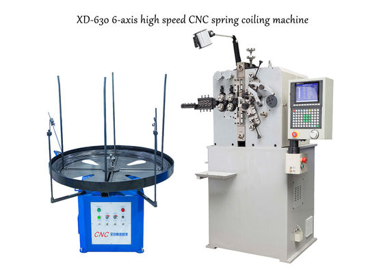 XD-620 เครื่องม้วนสปริง 6 แกนความเร็วสูงสำหรับการผลิตสปริงอย่างมีประสิทธิภาพ