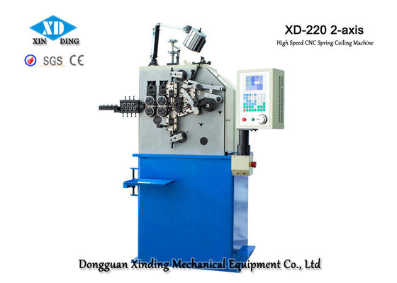 XD-220 เครื่องขดสปริง CNC ทำ 0.5 - 2.0 มม. สปริงอัดต่างๆ