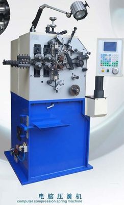 การบีบอัดภาพสีฟ้าเครื่องสปริง / Spring Coiling Machinery