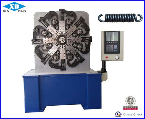 เครื่อง CNC Spring Forming Machine พร้อมด้วยอัตราการผลิตที่แสดงบนหน้าจอ