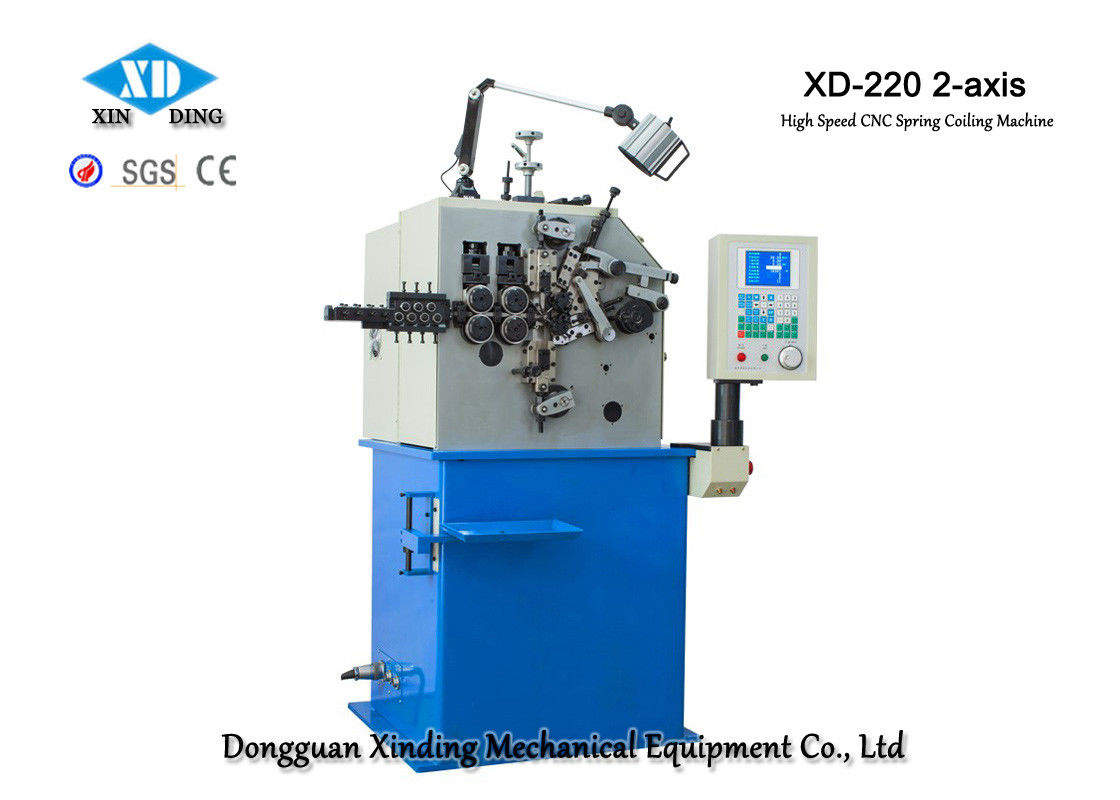 XD-220 เครื่องขดสปริง CNC ทำ 0.5 - 2.0 มม. สปริงอัดต่างๆ